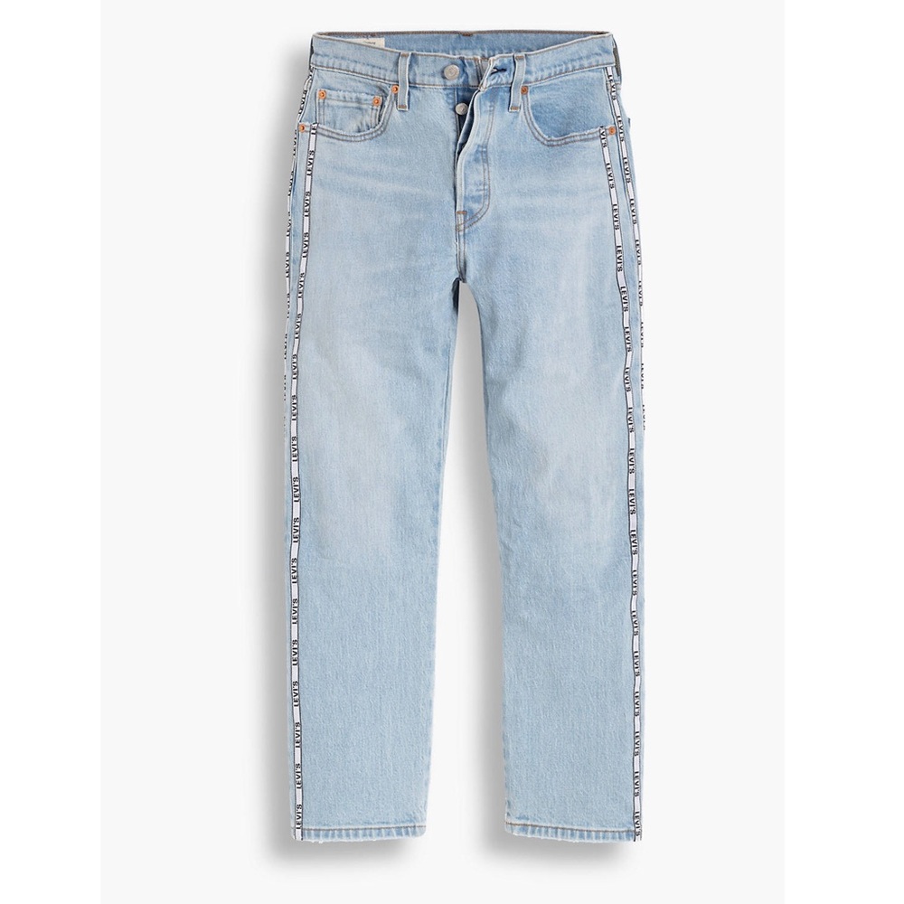 Levi’s Premium 501 Sport Stripe Cropped Jeans